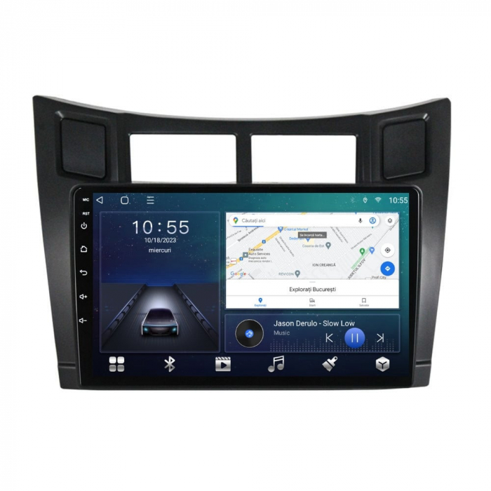 Navigatie Toyota Mark 2000 - 2007 Android 14 , 4GB RAM , Procesor Quad Core , Wireless Carplay si Android auto , Display HD Touchscreen, Wi-Fi , Bluetooth, USB [2]