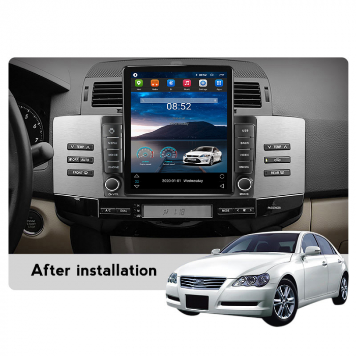 Navigatie Toyota Mark 2004-2009 Android 14 , 2GB RAM Ecran Tesla [3]