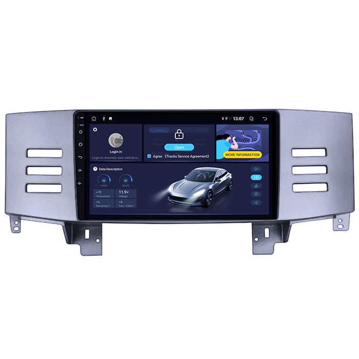 Navigatie Toyota Mark 2004 - 2009 Android 14 , 4GB RAM , Procesor Quad Core , Wireless Carplay si Android auto , Display HD Touchscreen, Wi-Fi , Bluetooth, USB [1]