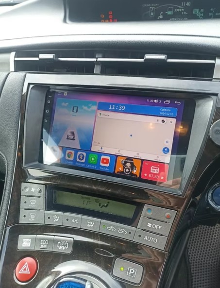Navigatie Toyota Prius din 2009-2015, Rezolutie 2K, Ecran QLED 9.5 inch, 8GB RAM si 128GB ROM, Android, Procesor Octacore, Slot sim 4G, Sunet DSP, Wireless Carplay si Android Auto [8]