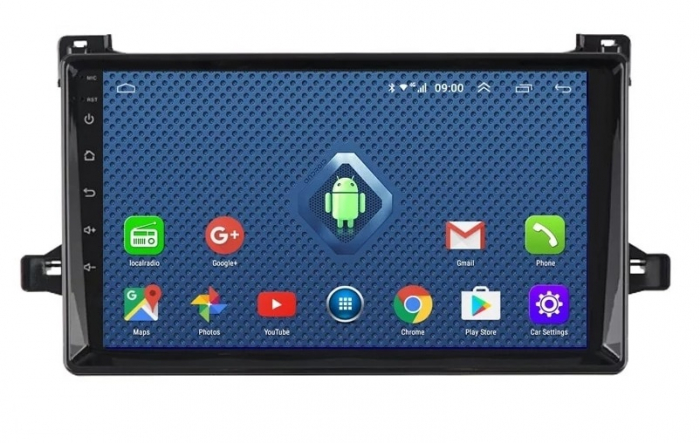 Navigatie Toyota Prius din 2016-2020, Rezolutie 2K, Display QLED 9.5 inch, 4GB RAM si 64GB ROM, Android, Procesor Octacore, Slot sim 4G, Sunet DSP, Wireless Carplay si Android Auto, Camera Marsarier, [3]
