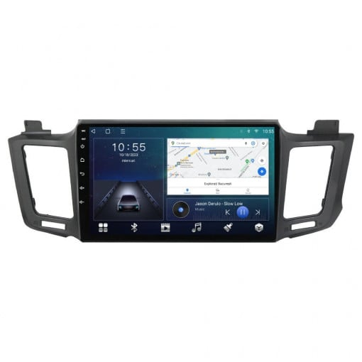 Navigatie Toyota Rav 4 ( 2012 - 2018 ) Android 14 , 4GB RAM , Procesor Quad Core , Wireless Carplay si Android auto , Display HD Touchscreen, Wi-Fi , Bluetooth, USB [2]
