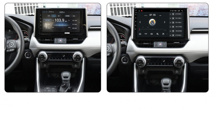 Navigatie Toyota Rav 4 ( 2018 - 2022 ) 4GB RAM si 64GB ROM, Ecran QLED 9 inch, Android 14, Procesor Octacore, Slot sim 4G, Sunet DSP, Wireless Carplay si Android Auto, Camera Marsarier [4]