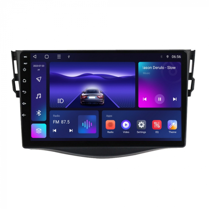 Navigatie Toyota RAV 4 din 2005-2013 Android 14 , 4GB RAM , Procesor Quad Core , Wireless Carplay si Android auto , Display HD Touchscreen, Wi-Fi , Bluetooth, USB [1]