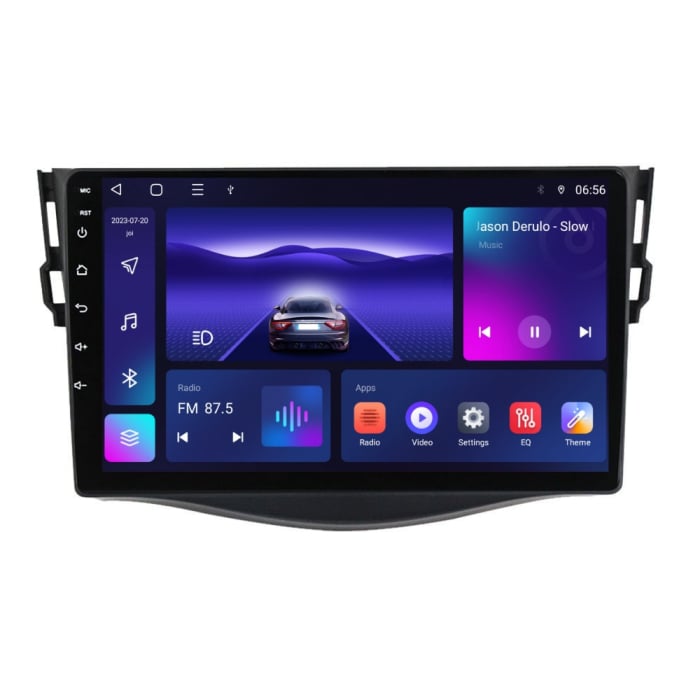 Navigatie Toyota RAV 4 din 2005-2013, Rezolutie 2K, Display QLED 9.5 inch, 4GB RAM si 64GB ROM, Android, Procesor Octacore, Slot sim 4G, Sunet DSP, Wireless Carplay si Android Auto, Camera Marsarier, [2]