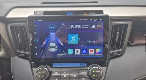 Navigatie Toyota Rav 4 din 2012-2018, Rezolutie 2K, Ecran QLED 10.5 inch, 8GB RAM si 128GB ROM, Android, Procesor Octacore, Slot sim 4G, Sunet DSP, Wireless Carplay si Android Auto [7]
