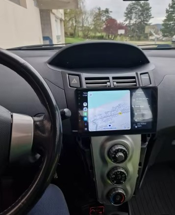 Navigatie Toyota Yaris din 2005-2012, Rezolutie 2K, Display QLED 9.5 inch, 4GB RAM si 64GB ROM, Android, Procesor Octacore, Slot sim 4G, Sunet DSP, Wireless Carplay si Android Auto, Camera Marsarier, [6]