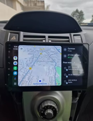 Navigatie Toyota Yaris din 2005-2012, Rezolutie 2K, Display QLED 9.5 inch, 4GB RAM si 64GB ROM, Android, Procesor Octacore, Slot sim 4G, Sunet DSP, Wireless Carplay si Android Auto, Camera Marsarier, [5]
