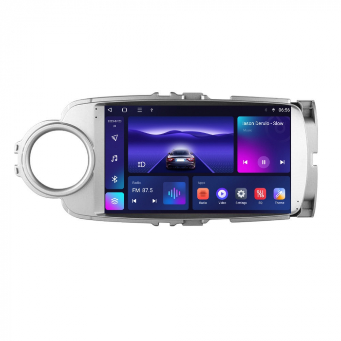 Navigatie Toyota Yaris din 2010-2018 Android 14 , 4GB RAM , Procesor Quad Core , Wireless Carplay si Android auto , Display HD Touchscreen, Wi-Fi , Bluetooth, USB [1]