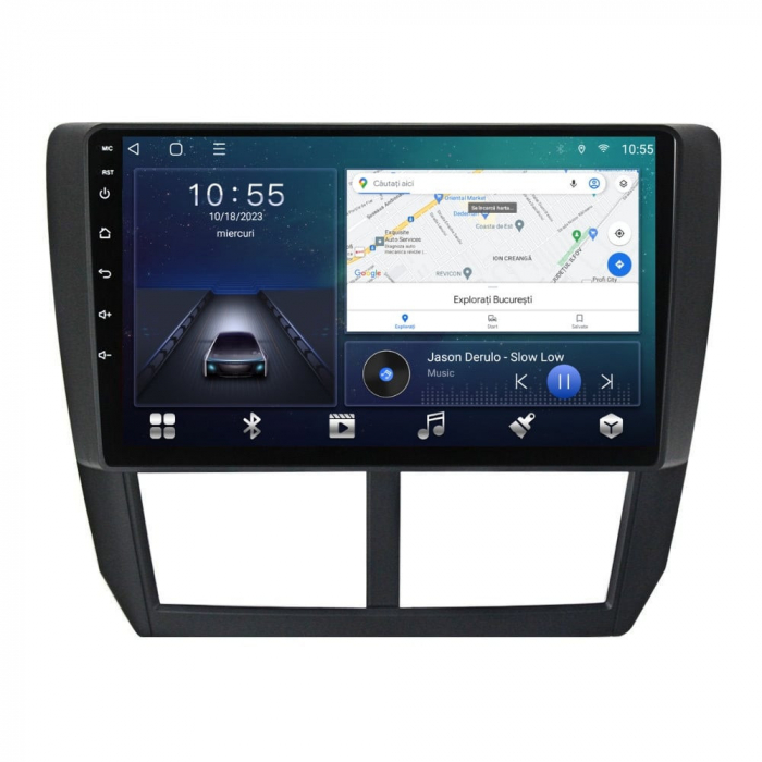 Navigatie Toyota Yaris din 2016-2019 Android 14 , 4GB RAM , Procesor Quad Core , Wireless Carplay si Android auto , Display HD Touchscreen, Wi-Fi , Bluetooth, USB [2]