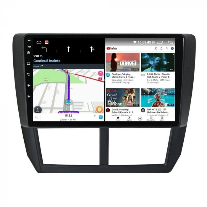 Navigatie Toyota Yaris din 2016-2019 Android 14 , 4GB RAM , Procesor Quad Core , Wireless Carplay si Android auto , Display HD Touchscreen, Wi-Fi , Bluetooth, USB [4]