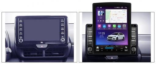 Navigatie Toyota Yaris P21 2020 - 2024 , Ecran TESLA 9.7 inch, 8 GB RAM si 128 GB ROM, Android 15, Slot Sim 4G, Procesor Octa Core, Carplay Wireless si Android auto, Procesor Sunet Digital DSP, [2]