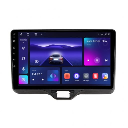 Navigatie Toyota Yaris P21 2020 - 2024 Android 14 ,4GB RAM si 64GB ROM, Ecran QLED 9 inch, Android 14, Procesor Octacore, Slot sim 4G, Sunet DSP, Wireless Carplay si Android Auto [2]