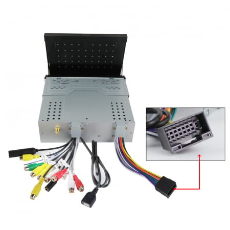 Navigatie Universala 1DIN , Android 14 , 4GB RAM si 64GB ROM, Ecran QLED 7 inch, Android 14, Procesor Octacore, Slot sim 4G, Sunet DSP, Wireless Carplay si Android Auto [5]