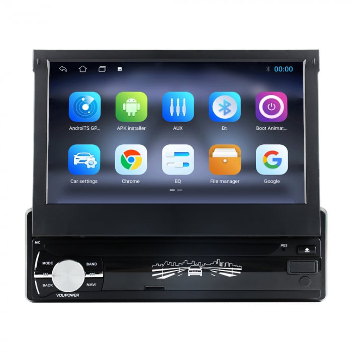 Navigatie Universala 1DIN , Android 14 , 2 GB RAM + 32 GB ROM , Internet , 4G , Aplicatii , Waze , Wi Fi , Usb , Bluetooth , Mirrorlink [2]