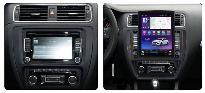 Navigatie Volkswagen  Jetta , 2015 - 2018 Ecran TESLA 9.7 inch, 8 GB RAM si 128 GB ROM, Android 15, Slot Sim 4G, Procesor Octa Core, Carplay Wireless si Android auto, Procesor Sunet Digital DSP [2]