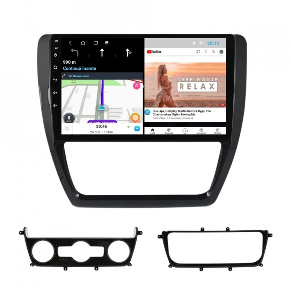 Navigatie Volkswagen  Jetta , 2015 - 2018 Android 15 ,4GB RAM si 64GB ROM, Ecran QLED 9 inch, Android 14, Procesor Octacore, Slot sim 4G, Sunet DSP, Wireless Carplay si Android Auto [4]