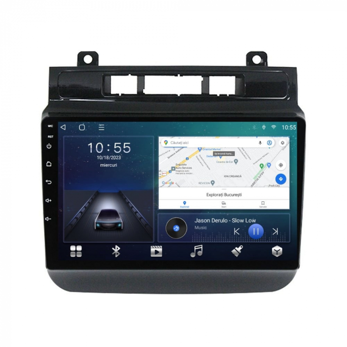 Navigatie Volkswagen Touareg din 2010-2018 Android 14 , 4GB RAM , Procesor Quad Core , Wireless Carplay si Android auto , Display HD Touchscreen, Wi-Fi , Bluetooth, USB [2]