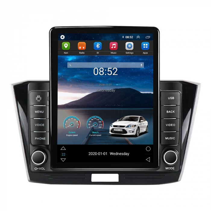 Navigatie Volkwagen Passat B8 din 2015 - 2018,  Ecran TESLA 9.7 inch, 8 GB RAM si 128 GB ROM, Android 15, Slot Sim 4G, Procesor Octa Core, Carplay Wireless si Android auto, Procesor Sunet Digital DSP, [3]