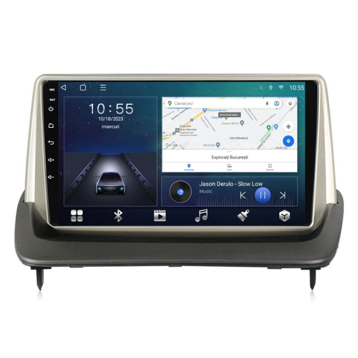 Navigatie Volvo C40 C30 S40 C70 V50 din 2004-2013, Rezolutie 2K, Display QLED 9.5 inch, 4GB RAM si 64GB ROM, Android, Procesor Octacore, Slot sim 4G, Sunet DSP, Wireless Carplay si Android Auto, Camer [3]