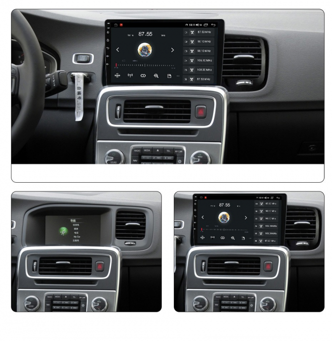 Navigatie Volvo S60 V60 din 2011-2020, Android 14, Wireless Carplay si Android Auto, 2GB RAM si 32GB ROM, Display IPS 9 inch, Camera Marsarier, Internet, Aplicatii, Wi Fi, Usb, Bluetooth [4]