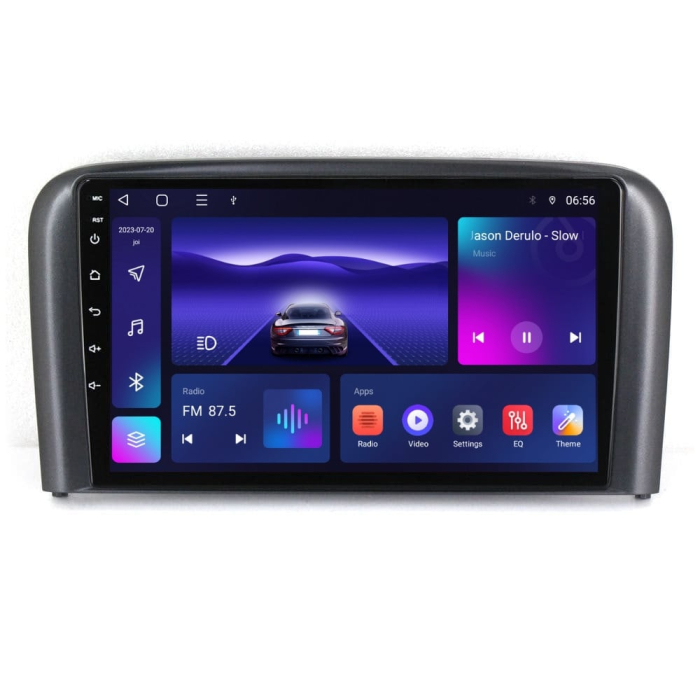 Navigatie Volvo S80 din 1998-2006, Rezolutie 2K, Display QLED 9.5 inch, 4GB RAM si 64GB ROM, Android, Procesor Octacore, Slot sim 4G, Sunet DSP, Wireless Carplay si Android Auto, Camera Marsarier, USB [2]