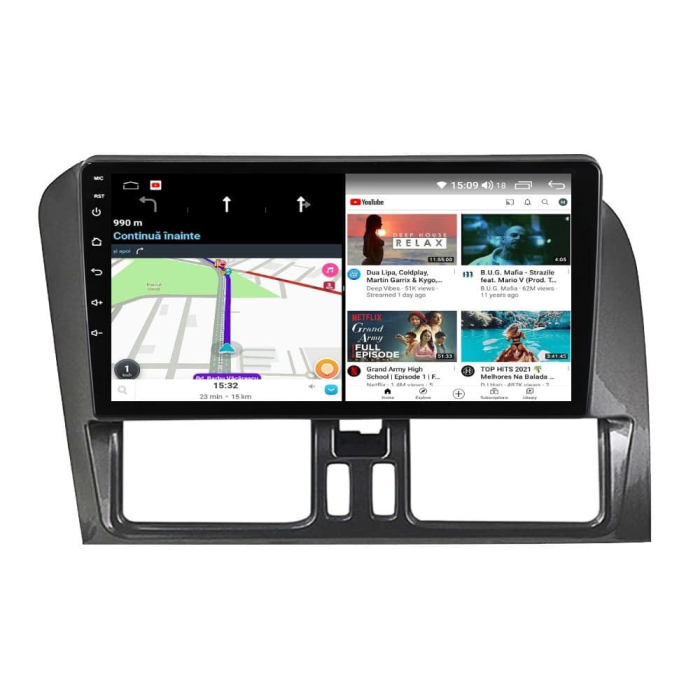 Navigatie Volvo XC60 din 2013-2017, Android 14, Wireless Carplay si Android Auto, 2GB RAM si 32GB ROM, Display IPS 9 inch, Camera Marsarier, Internet, Aplicatii, Wi Fi, Usb, Bluetooth [4]