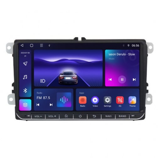 Navigatie VV Golf Passat Tiguan Jetta Polo Touran Caddy Android 14 , 4GB RAM , Procesor Quad Core , Wireless Carplay si Android auto , Display HD Touchscreen, Wi-Fi , Bluetooth, USB [1]