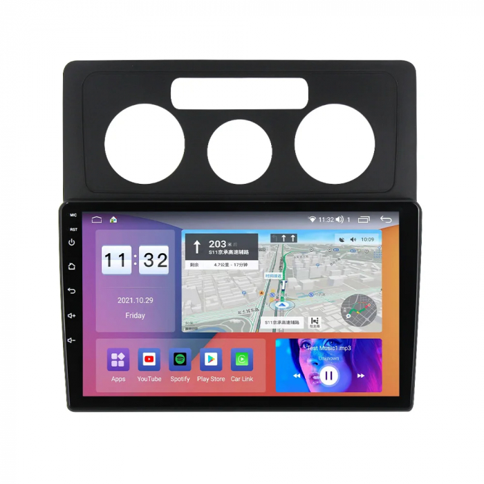 Navigatie VW Caddy 2004-2010 Android 14 , 4GB RAM+64GB ROM QLED [3]