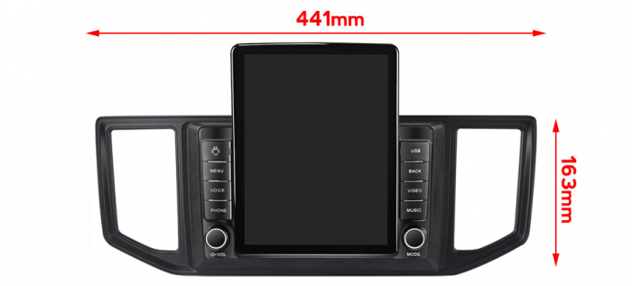Navigatie VW Crafter din 2017 - 2021, Ecran TESLA 9.7 inch, 4 GB RAM si 64 GB ROM, Slot Sim 4G, Procesor Octa Core, Carplay integrat, Procesor Sunet Digital DSP, Android, Aplicatii, Usb [3]