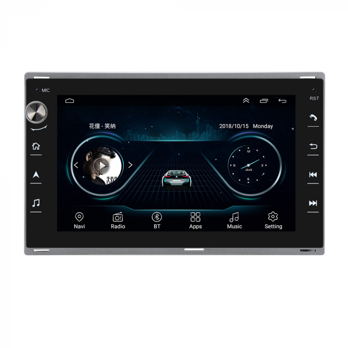 Navigatie VW Passat B5 Golf 4 Bora Polo Sharan Jetta Multivan T5 Skoda octavia 1 Seat Alhambra, Android 13, 2GB RAM si 32GB ROM [4]