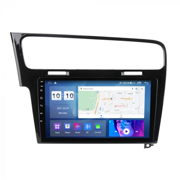 Navigatie VW GOLF 7 , Android  , 2 GB RAM + 32 GB ROM , Display 10.1 " , Internet , 4G , Aplicatii , Waze , Wi Fi , Usb , Bluetooth , Mirrorlink [1]