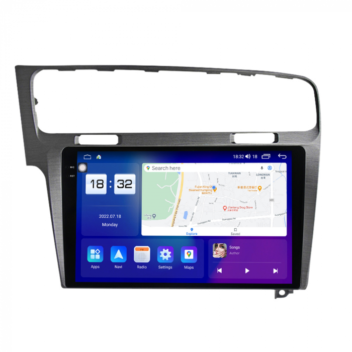 Navigatie VW GOLF 7 din 2012-2019, Rezolutie 2K, Display QLED 9.5 inch, 4GB RAM si 64GB ROM, Android 14 , Procesor Octacore, Slot sim 4G, Sunet DSP, Wireless Carplay si Android Auto, Camera Marsarier, [2]