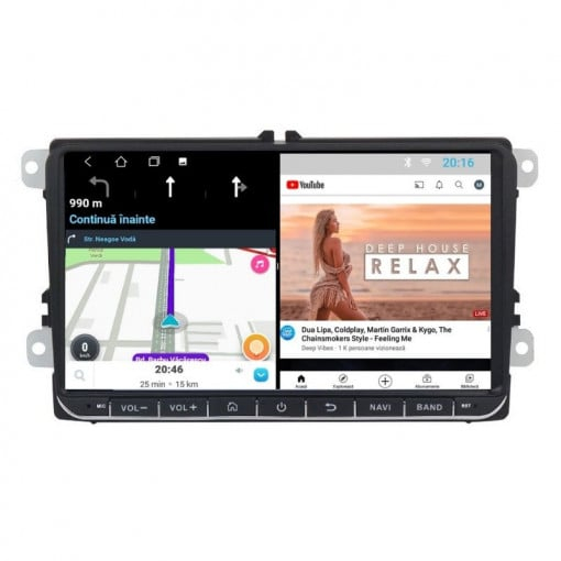 Navigatie VW Golf Jetta Tiguan Passat Seat Skoda dupa 2018 Android 14 , 4GB RAM , Procesor Quad Core , Wireless Carplay si Android auto , Display HD Touchscreen, Wi-Fi , Bluetooth, USB [3]