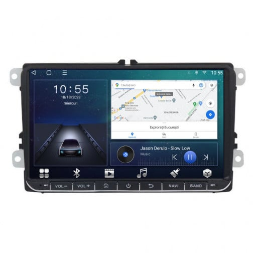 Navigatie VW Golf Jetta Tiguan Passat Seat Skoda dupa 2018 Android 14 , 4GB RAM , Procesor Quad Core , Wireless Carplay si Android auto , Display HD Touchscreen, Wi-Fi , Bluetooth, USB [2]