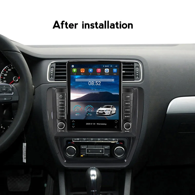 Navigatie VW Jetta 2011-2018 Ecran TESLA 9.7 inch, 8 GB RAM si 128 GB ROM, Android 15, Slot Sim 4G, Procesor Octa Core, Carplay Wireless si Android auto, Procesor Sunet Digital DSP [6]