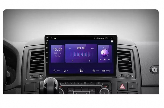 Navigatie VW Multivan ( 2003 - 2015 ) 4 GB RAM si 64 GB ROM, Slot Sim 4G, Procesor Octa Core, Carplay, Sunet DSP, Android, Aplicatii, Usb, Wi Fi, Bluetooth [5]