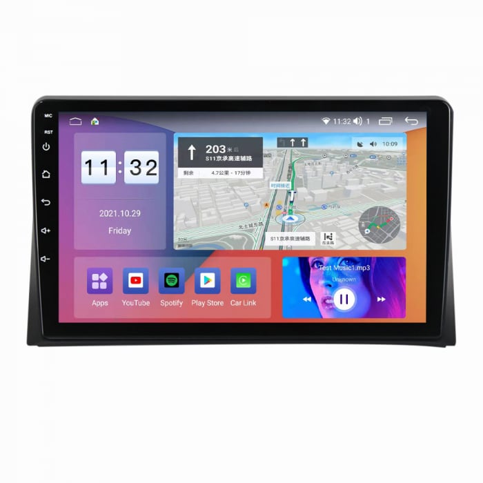 Navigatie VW Multivan ( 2003 - 2015 ) 4GB RAM si 64GB ROM, Ecran QLED 9 inch, Android 14, Procesor Octacore, Slot sim 4G, Sunet DSP, Wireless Carplay si Android Auto, Camera Marsarier [3]