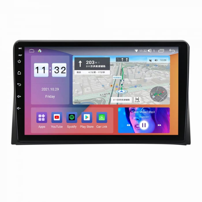 Navigatie VW Multivan ( 2003 - 2015 ) 4GB RAM si 64GB ROM, Ecran QLED 9 inch, Android 14, Procesor Octacore, Slot sim 4G, Sunet DSP, Wireless Carplay si Android Auto, Camera Marsarier [6]