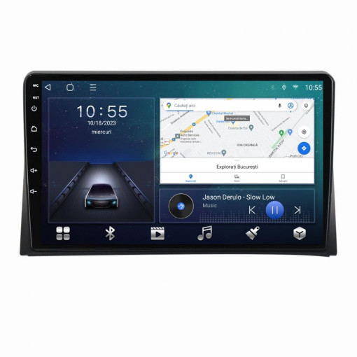 Navigatie VW Multivan ( 2003 - 2015 ) Android 14 , 4GB RAM , Procesor Quad Core , Wireless Carplay si Android auto , Display HD Touchscreen, Wi-Fi , Bluetooth, USB [2]