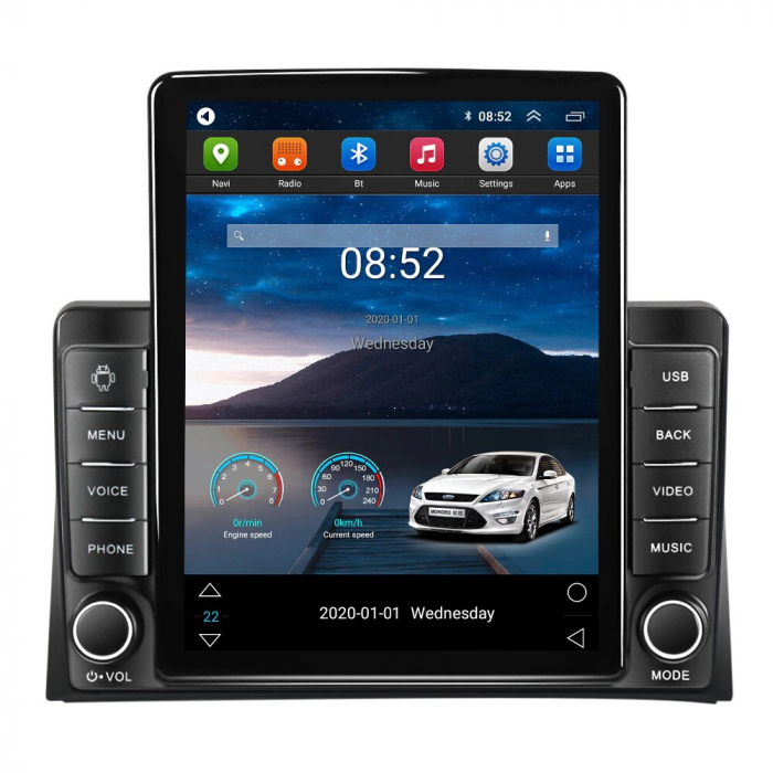 Navigatie VW Multivan din 2003 - 2015, Ecran TESLA 9.7 inch, 4 GB RAM si 64 GB ROM, Slot Sim 4G, Procesor Octa Core, Carplay integrat, Procesor Sunet Digital DSP, Android, Aplicatii, Usb, Wi Fi, Bluet [3]