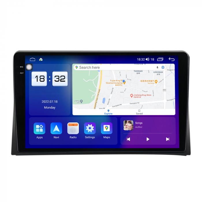 Navigatie VW Multivan din 2003-2015, Rezolutie 2K, Display QLED 9.5 inch, 4GB RAM si 64GB ROM, Android, Procesor Octacore, Slot sim 4G, Sunet DSP, Wireless Carplay si Android Auto, Camera Marsarier, U [4]