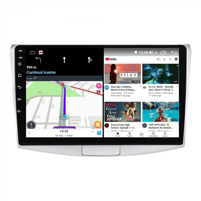 Navigatie VW Passat B6 B7 CC Android 14 , 4GB RAM , Procesor Quad Core , Wireless Carplay si Android auto , Display HD Touchscreen, Wi-Fi , Bluetooth, USB [5]