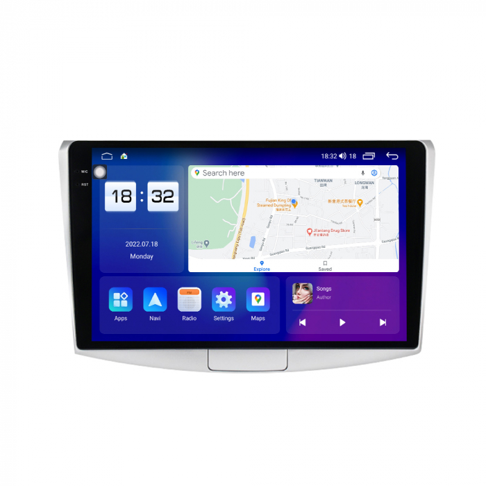 Navigatie VW Passat B6 B7 CC, Rezolutie 2K, Ecran QLED 10.5 inch, 8GB RAM si 128GB ROM, Android, Procesor Octacore, Slot sim 4G, Sunet DSP, Wireless Carplay si Android Auto, Camera Marsarier [2]
