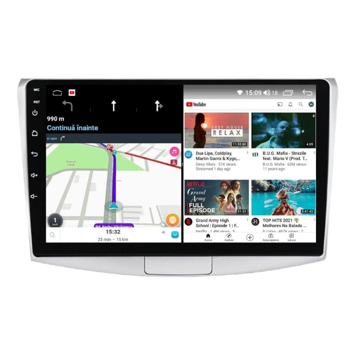 Navigatie VW Passat B6 B7 CC, Rezolutie 2K, Ecran QLED 10.5 inch, 8GB RAM si 128GB ROM, Android, Procesor Octacore, Slot sim 4G, Sunet DSP, Wireless Carplay si Android Auto, Camera Marsarier [5]