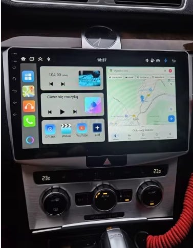 Navigatie VW Passat B8 ( 2015 - 2019 ) Android 14 , 4GB RAM , Procesor Quad Core , Wireless Carplay si Android auto , Display HD Touchscreen, Wi-Fi , Bluetooth, USB [7]