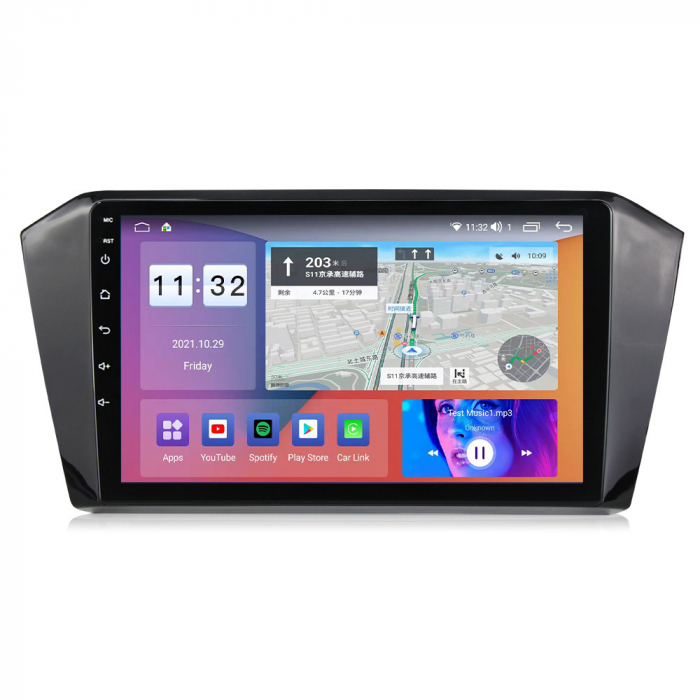 Navigatie VW Passat B8 din 2015-2020, Android 14, Wireless Carplay si Android Auto,2GB RAM si 32GB ROM, Display IPS 9 inch, Camera Marsarier, Internet, Aplicatii, Wi Fi, Usb, Bluetooth [2]