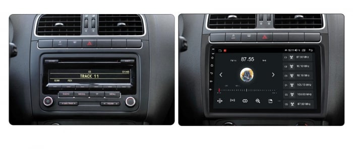 Navigatie VW Polo ( 2009 - 2017 ) , 4 GB RAM si 64 GB ROM, Slot Sim 4G, Procesor Octa Core, Carplay, Sunet DSP, Android, Aplicatii, Usb, Wi Fi, Bluetooth [4]