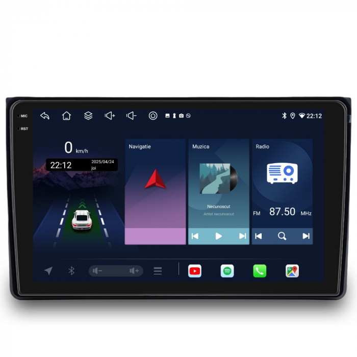 Navigatie VW Polo 6 din 2020 - 2023 Android 14 , 4GB RAM , Procesor Quad Core , Wireless Carplay si Android auto , Display HD Touchscreen, Wi-Fi , Bluetooth, USB [3]
