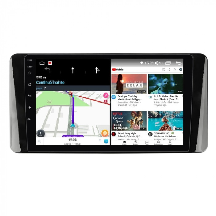 Navigatie VW Polo 6 din 2020 - 2023, Rezolutie 2K, Display QLED 9.5 inch, 4GB RAM si 64GB ROM, Android, Procesor Octacore, Slot sim 4G, Sunet DSP, Wireless Carplay si Android Auto, Camera Marsarier, U [2]